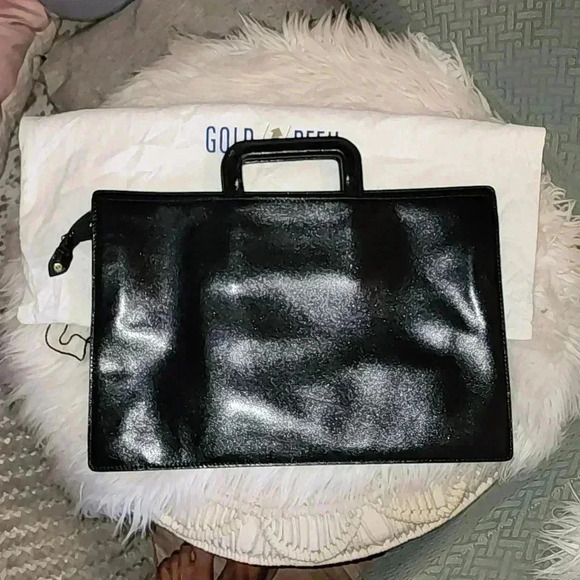 Gold Pfeil West Germany Black Leather Breif Case - Picture 3 of 11